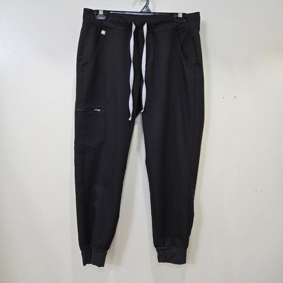 Figs Black Technical Collection Scrub Jogger Pants Size M - Picture 1 of 12
